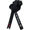Generic Shito-Ryu karate cintura nera 1.6 pollici di larghezza giovanile karate ricamato cintura giapponese unisex all'ingrosso