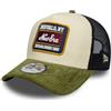 New Era Cappello da baseball 9Forty Trucker Patch Cord per adulti, beige chiaro