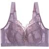YUYUCH Reggiseno da Donna con Imbottitura Morbida Deep V Senza Ferretto Reggiseni per Tutti i Giorni in Rete di Pizzo Plus Size