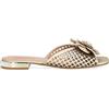 Liu Jo Scarpa Donna Oro SA2039 EX014 D Ciabatta Traforata Fiore Borchie 39