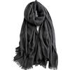 KARMA.DIEM Sciarpa Donna Leggera Estiva Elegante - Foulard Morbido Effetto Seta 100% Poliestere - 180x65 cm - Fluida, Lucente e Raffinata - Accessorio Moda Primavera Estate