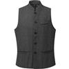 YFFUSHI Gilet da Uomo a Spina di Pesce con Colletto Rialzato Panciotto Vintage Slim Fit per Matrimonio Serate e Business Casual