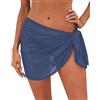 Laphilo Pareo Copricostume Donna Chiffon Corto Mare Spiaggia Vacanza (cod. 6089)