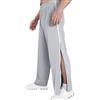 RUMAOZIA Pantaloni da allenamento da uomo, riabilitazione, con lato aperto, pantaloni da jogging con bottoni a pressione, pantaloni da riabilitazione da uomo, con abbottonatura laterale per aprire