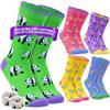 Get Trend Calzini Divertenti Donna, Pack da 5 o 6 Calze Colorate e Simpatiche per Uso Quotidiano, Lavoro, Regalo Donna Madre