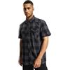 Brandit Half-Sleeve Checked Shirt Uomo Camicia Maniche Corte Nero/Grigio 100% Cotone Regular