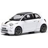 IXO MOC345 1/43 Fiat Abarth 500e 2024 Auto Modello Bianco Diecast