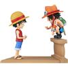‎Banpresto Banpresto Figura d'azione Monkey D. Luffy & Portgas D. Ace One Piece - World Col