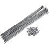 SQIANKUN Raggi Bici Raggi 6 Pezzi 14G J Bend in Acciaio for Bicicletta 200mm 203mm 205mm 210mm 213mm 215mm 220mm 225mm for Ciclo con capezzoli in Ottone
