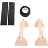 OPPWONG Barre Parallele in Legno per Allenamento di Forza | Legno resistente, impugnatura comoda, supporto per push up versatile, può ospitare vari esercizi