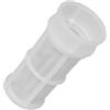 CONGARTENO Oil Tank Filter Anti-Static Filter Plastic Filter per Serbatoio Olio in Barca Bianco con Inlet Strainer per Motore Fuoribordo