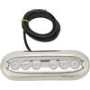 Domary Lampada Subacquea per Barche, 6 Sfere LED IP68 per | 12 V-24 V , Anello in Acciaio Inossidabile 316, Angolo del Fascio di 60°, Uso Marino, Fanale Posteriore per Yacht