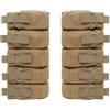 Vynebtrv Borsello Tattico a 5 Tasche, Borsa Portaoggetti con Sistema Fissaggio MOLLE | MOLLE, Fissaggio compatibile con gilet, Design a doppio fissaggio, Organizzazione per caricatori accessori