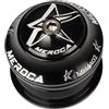 Zpengtai Serie Sterzo Cuffia con Cuscinetto for Bicicletta MTB Forcella Anteriore for Mountain Bike Ultraleggera 44mm Set di Testa a Tubo Dritto Incorporato Parti Bici in Lega