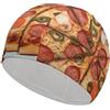 Anceky Cuffia da nuoto per donna, cuffia da nuoto per uomo, cuffia da bagno elastica alta, cuffie da nuoto I Love Pizza per capelli lunghi e corti