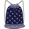 asbwuo Bandana True Blue Outdoor Leisure Zaino con coulisse, leggero, impermeabile, borsa sportiva per uomo e donna, palestra, yoga, viaggi