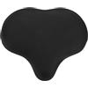 jojofuny Copri Sella Imbottito per Cyclette Supporto Ergonomico | Superficie Traspirante, Materiale in PU e Spugna, per Allenamento Domestico e Fitness, Colore Nero