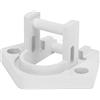 Domary Piede Inferiore per Tendalino per Hardware Arrotondato in Alluminio | Alluminio Lavorato a CNC, Anodizzato Antiruggine, Lato Sinistro o Destro, 3,3x2,8 Pollici, Include Rivetti di Installazione