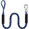 LKIRYUF Cima ormeggio con Gancio in Metallo e | 48 pollici corda elastica per kayak, canoa, piccola barca e ancoraggio laterale molo