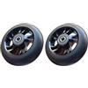 Limtula Ruota per scooter da 100 mm con design precisione, A | Cerchi in lega alluminio leggeri, pneumatici in PU e rotolamento regolare per skateboard e scooter