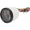 Domary Indicatore Livello Carburante Marino 52mm 240-33 Ohm Monitor | Costruzione in Acciaio Inossidabile ABS, Lettura Accurata del Livello del Carburante, Retroilluminazione Integrata per