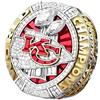 fgjsTfdhg Anello del Campionato di Rugby 2019, Super Bowl KC Champions, Scatola Regalo in Legno, Oggetto da Collezione
