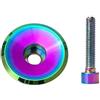 Zpengtai Serie Sterzo Serie sterzo for Bicicletta Tappo Superiore Attacco Manubrio for Bici Coperchio Ciotola con Vite for Tubo Forcella da 28,6 mm MTB Accessori for Biciclette Strada