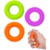 WUNZILO 3 Pcs Allenamento Mani, Hand Grip, Molla Avambraccio Pallina Antistress Palline Antistress Terapeutiche Rafforzatore della Presa della Mano, 30/40/50LB