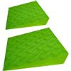Generico 2 Pieces EVA Foam Yoga Wedge Supportive Lightweight Fitness Block Slant | Non slip stretching incline board for squat heel elevation physical pilates ankle injury recovery and balance trainin