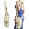 Hiseng Borsa Tappetino Yoga in Tela con Tasche | Tessuto in Tela Tote Palestra. Tasche Capienti per Accessori e Oggetti Personali. Perfetto per Yoga, Pilates e Fitness