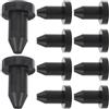 Homoyoyo 10 Pezzi Tappo di Scarico per Kayak e Barca in Gomma Nero | Accessorio per Kayak, Foro di Scarico e Tenuta, Resistente All'usura, Adatto a Paddle Boat e Barca