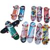 Generisch Finger-Skateboard, ABS robusto, giocattolo in miniatura | Tastiera portatile per trucchi, allenamento di abilità e collezionisti