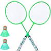 ZDAGELD Set di Racchette da Badminton per Bambini con 2 Palline per Giochi | Giocattolo Sportivo Sicuro per Ragazzi e Ragazze, Perfetto per il Cortile e il Gioco All'aperto