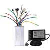 Generic Kit Controller brushless for Scooter Elettrico da 36/48 V 500/750 W IP65 Impermeabile con Display LCD 866 Metro 22A9 Tubo