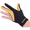 Tdoutop Biliardo Guanto Sinistro Traspirante Accessorio Universale Antiabrasione E Polsino Regolabile Tessuto Elastico per Miglior Presa, Giallo