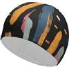 Anceky Cuffia da nuoto impermeabile per adulti The Witch of darkness Rainbow Women, cuffie da bagno per donne, capelli lunghi e corti