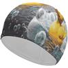 Anceky Cuffia da bagno Bubble Duck Cuffie da nuoto ad alta elasticità adatte sia ai capelli lunghi che a quelli corti Comoda cuffia da a grande per ridurre la resistenza e proteggere i capelli