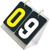 Generic Tabellone segnapunti pieghevole per arbitri | Schede numeriche manuali da tavolo con layout di facile lettura, pronto per il viaggio