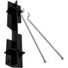 ZUNOXAZ Supporto Batteria per Carrello Golf, Staffa Fissaggio Stabile | Compatibile Batteria e Carrello Golf, Installazione Semplice, Integrazione Fluida, Plastico e Metallo