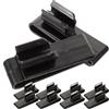 Cabilock 2 Set Supporto per Putter da Golf, Clip Leggero in Plastica Nero | Fissaggio Sicuro della Mazza, Facile da Portare e Sostituire, Stile Chic per Borsa da Golf