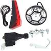 Striegro Set di luci per Dinamo per Bicicletta Faro Anteriore per Bicicletta Luce di Sicurezza a LED Posteriore Accessori per Ciclismo.