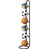 VFDC Scaffale portaoggetti per pallacanestro a 6 livelli, scaffale per palle
