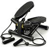 Niceday Step Step Twist per allenamento, mini stepper con bande di resistenza, macchina per la casa, step machine ginnico con monitor LCD, salvaspazio, pedale antiscivolo, allenamento completo del