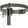 Generico Waist Fishing Rod Holder, Portable Belt Pole Mount, Adjustable Rod Carrier | Hands Free Fishing Gear | Outdoor Angling Accessory for Surf Casting, Bank Fishing, Hiking Trips and Recreational Adventures