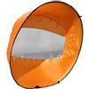 Peosaard Vela a per kayak Pagaia a pieghevole per kayak Vela sottovento portatile con finestra trasparente per accessorio per gommone