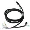 Domary Scatola di Controllo Fuoribordo Cablaggio Principale 8 Pin | Guaina in PVC, Connettore Jack a 8 Pin, Adatto per Imbarcazioni RIB Hypalon 320/380, Sostituzione Diretta OE 17179T1