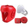 W WESING Wesing - Set di copricapi da boxe con fasce per le mani