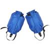 NUOBESTY Ghette Corte da Montagna per Scarponi, Nylon, Blu | Protezione per Gambe e Calzature da Neve e Acqua, Antivento, Antistrappo, Pieghevole per Attività All'aperto