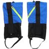 Hemobllo Ghette Impermeabili da Trekking in Nailon Blu per Sport All'aperto | Riduce L'impatto, Resistente All'usura, Protegge le Gambe, Copertura per Alpinismo e Trekking