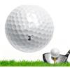 Generico 3 Layer Golf Practice Ball - High Velocity Core | Titanium Sarin Cover | 80-90 Hardness Rating, 42.7mm Diameter, Low Spin Control, High Elasticity Rubber, for Skilled Golfers & Range Use